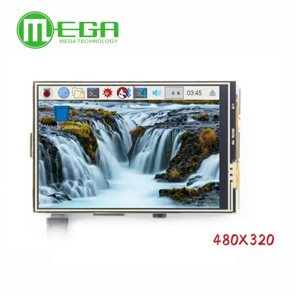 Nuovo display da 3,5 pollici per Raspberry Pi 3 Touch Screen Display 480x320 TFT Modulo LCD da 3,5 pollici Display RPI da 3,5 pollici