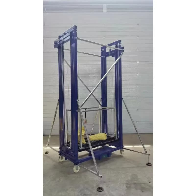 Piattaforma per impalcature con scala di sollevamento elettrica con telaio telescopico mobile automatico per impalcature elettriche da 2-8 metri per la costruzione
