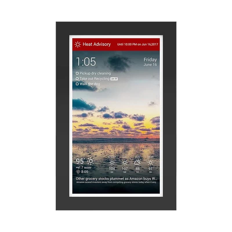 2025 Factory Smart Home Digital Photo Frame Slideshow Digital Signage RK3588S2 Wall Mount WiFi 6 Android 13 Tablet