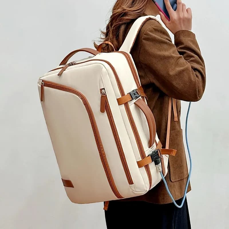 Zaino Business Multifunzione per Laptop, Borsa da Pendolare con Porta USB, Zaino da Viaggio per Studenti Universitari