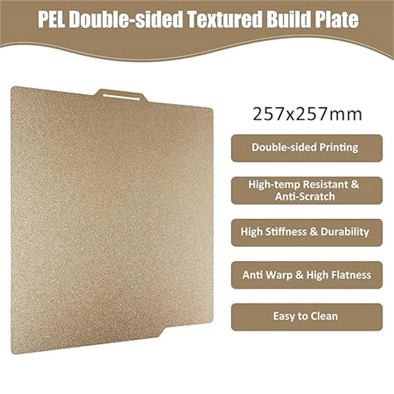 PEI Sheet 235 180 241 257 310 Double Sided PET PEI Magnetic Build Plate Spring Steel Sheet Ender 3 Upgrade Bed PEI Plate 310 x310