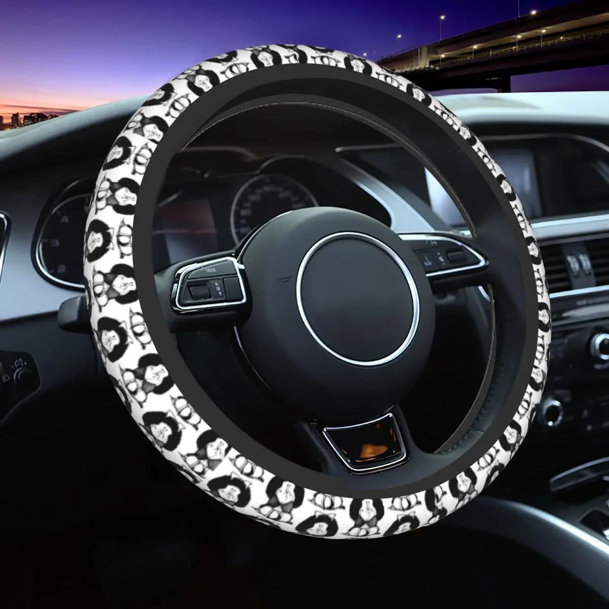 Car cover Mafalda Quino without inner ring Car accessories Custom DIY-to-te cover suitable for 14,5-15 inches