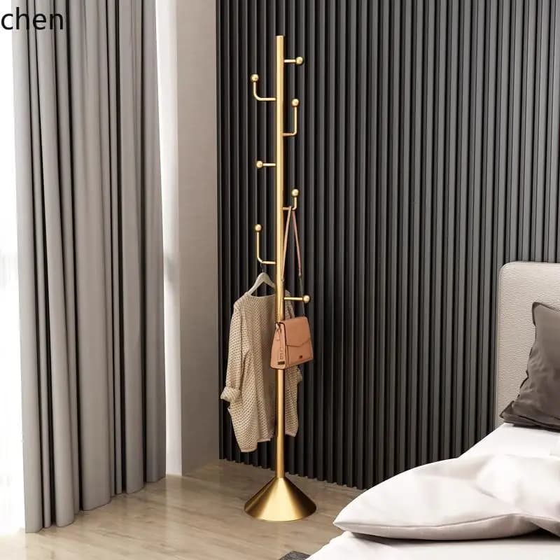 HXL Luxury Light Floor To Ceiling Room Door Clothes Hanger Creative Clothes Hanger