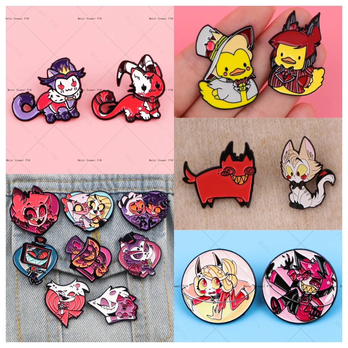1-8 Pezzi Spille Smaltate a Forma di Anatroccolo Cartoon, Distintivi per Zaini, Accessori per Costumi, Gioielli alla Moda, Regali per Amici