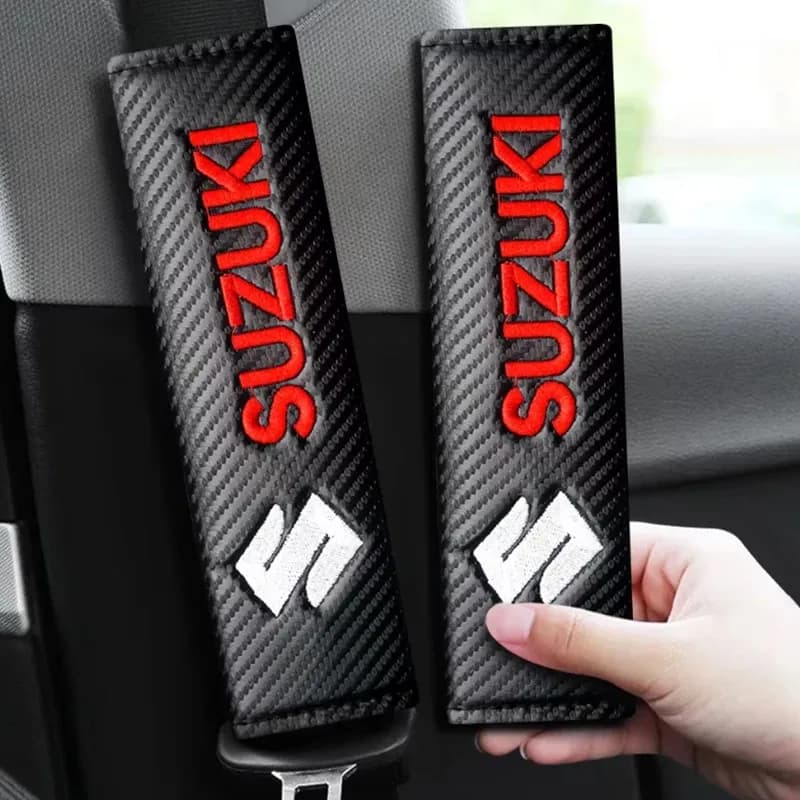 1/2 pezzi di sicurezza per auto cintura di sicurezza copertura spalla protezioni per Suzuki Jimny Grand Vitara Alto Sx4 Swift accessori interni auto