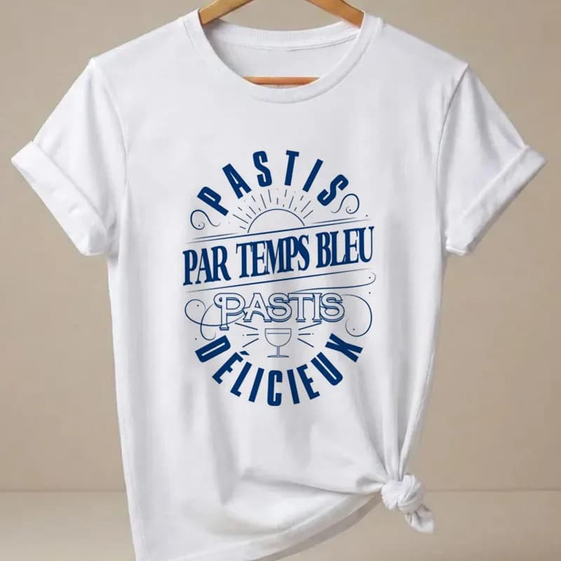 Summer Ricard Graphic T Shirts Women Men Causal Crewneck Short Sleeve T Shirt Soft Breathable Printed Tshirt Woman Tees Tops