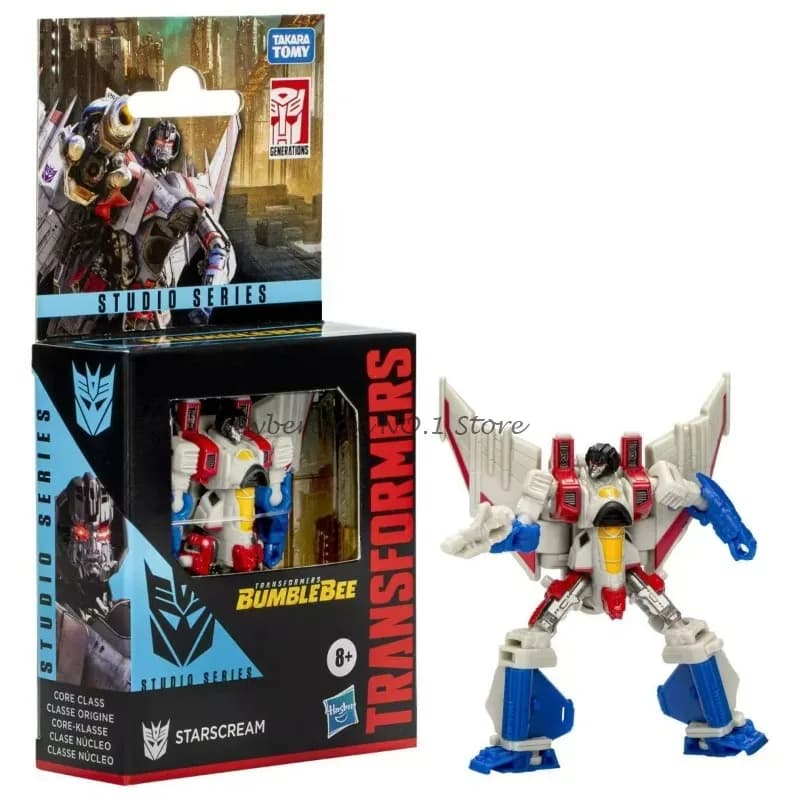 Giocattoli Transformer G1, Robot Trasformabili Anime, Serie Studio Core Class Starscream (Bumblebee), Modelli d'Azione, Nuovissimi, Regalo