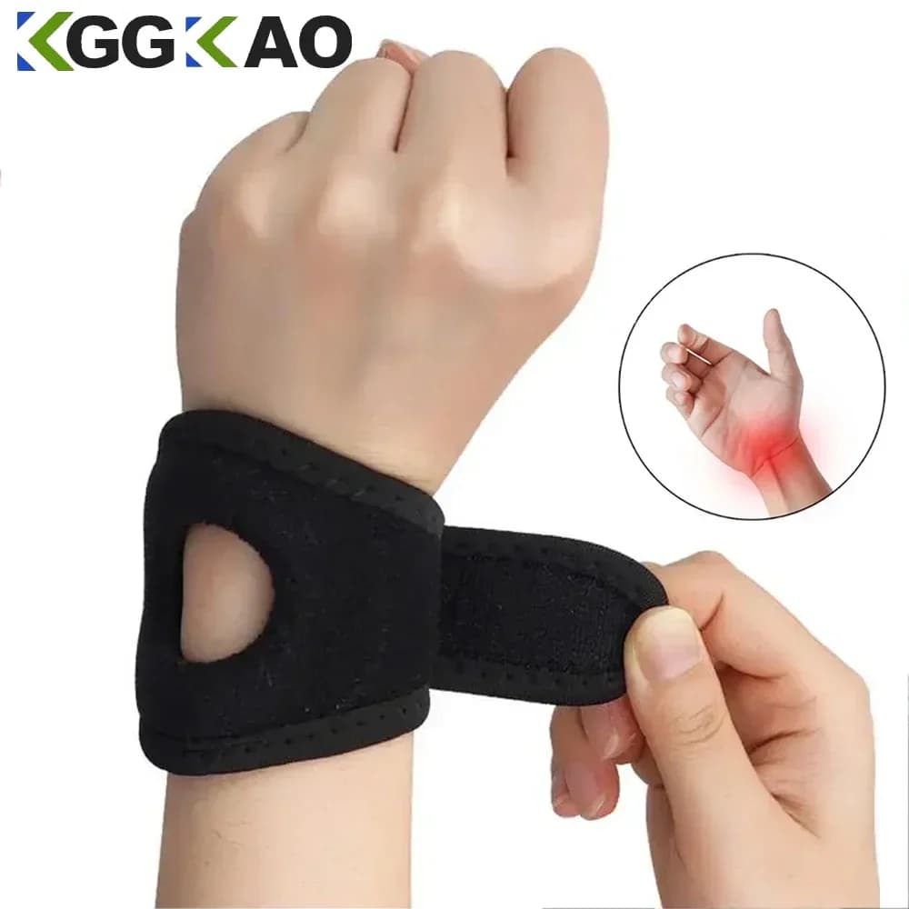 Supporto per Polso per Lesioni TFCC, Fascia Regolabile con Cuscinetto Morbido per Dolore Ulnare, Supporto per Sindrome del Tunnel Carpale per Sport