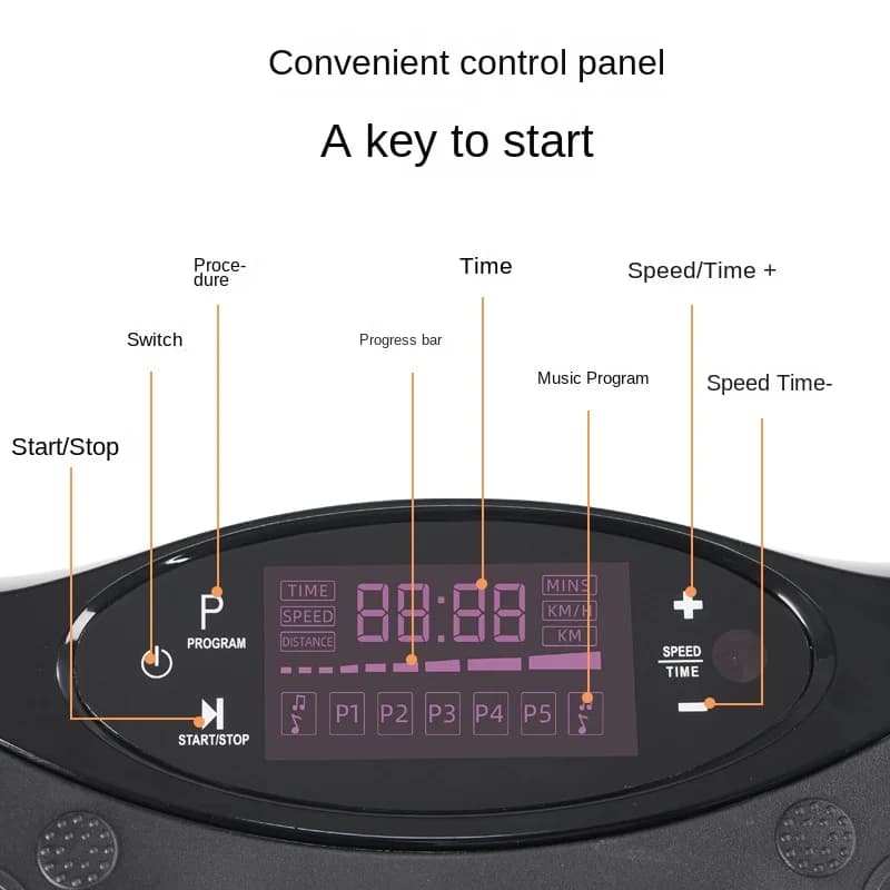 Top Sales Jitter Fitness Vibration Machine Plate Weight Loss Electric Crazy Fit Massage Vibration Plate for Whole Body Workout