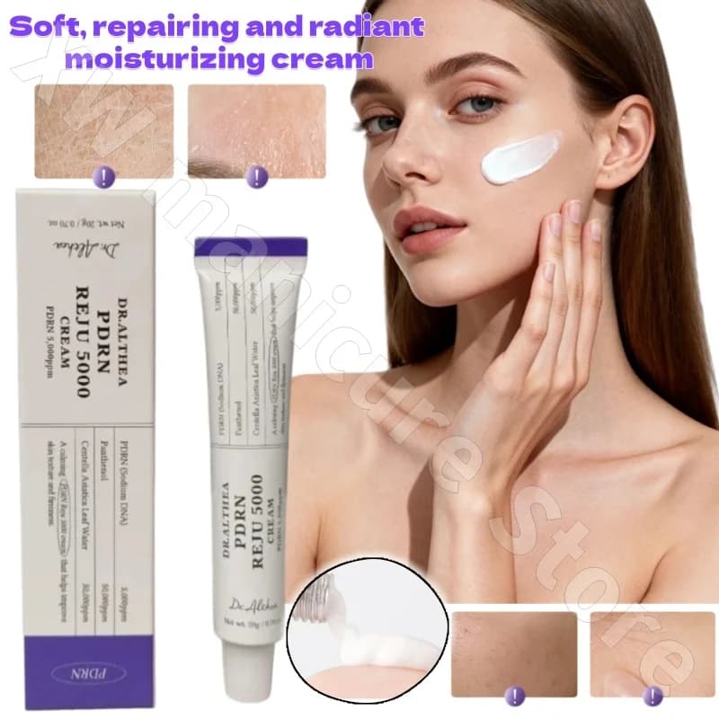 Crema PDRN REJU 5000 Delicata Idratante Lenitiva Riparatrice Illuminante 20g