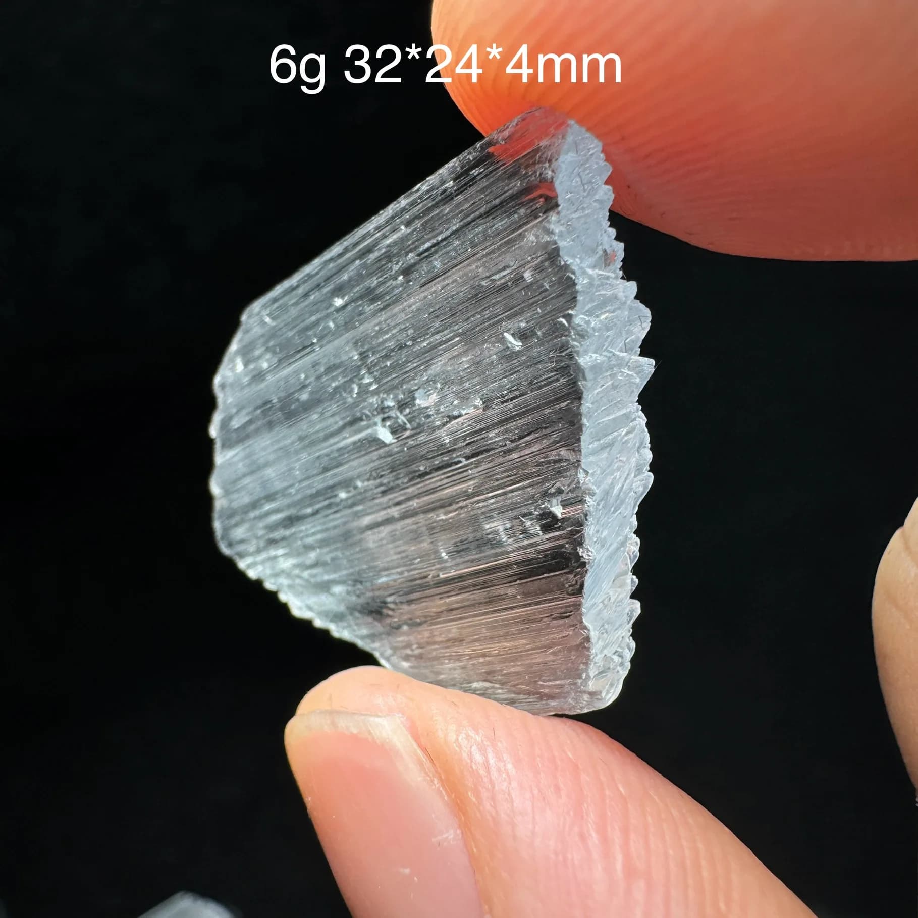 Natural Afghanistan Light Blue Kunzite Spodumene Mineral Specimen Healing Quartz Desk Decor