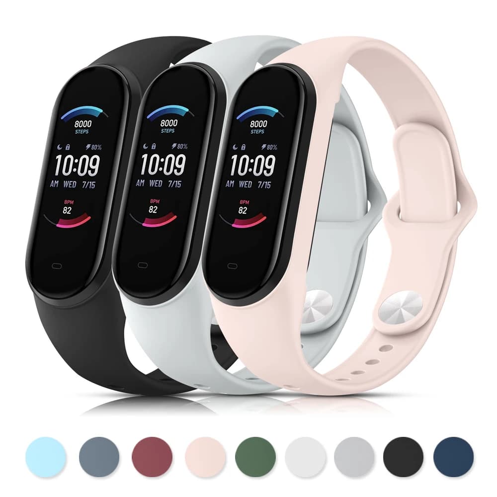 Nuovo cinturino in Silicone per Xiaomi Mi Band 5 6 cinturino cinturino per cinturino per Xiaomi Mi Band 5 6 Miband 5 6 cinturino di ricambio per cinturino