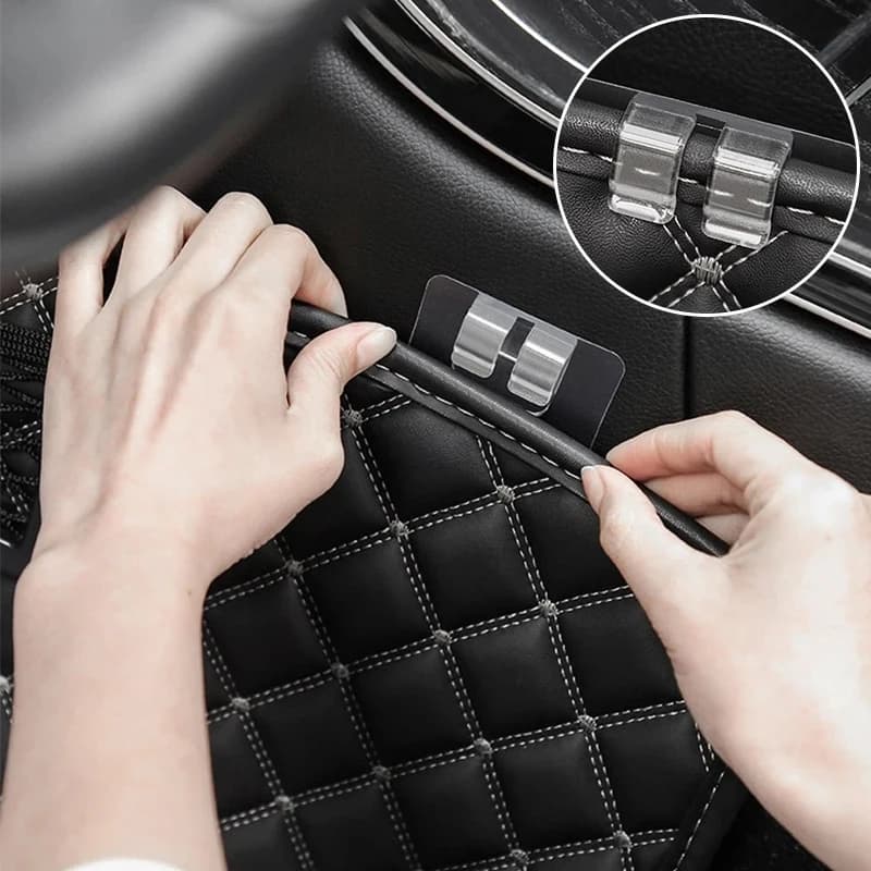 5 pezzi tappetino per auto adesivi antiscivolo cuscinetti per piedi morsetto per impugnatura di fissaggio supporto autoadesivo tappetino clip accessori interni per auto