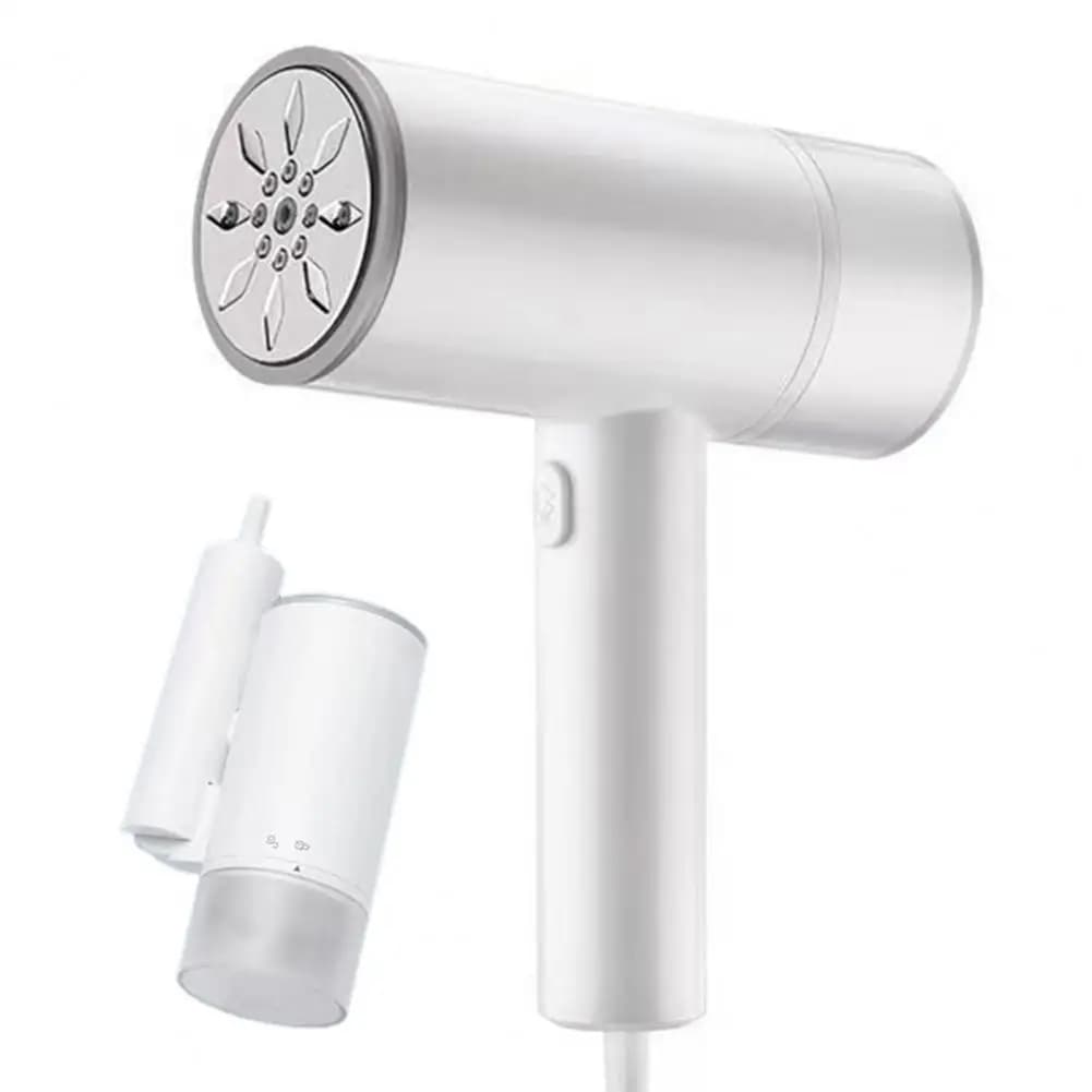 Travel Garment Steamer Portable Handheld Clothes Steamer 2-in-1 1200W 180-degree Foldable Garment Fabric Wrinkles Remover