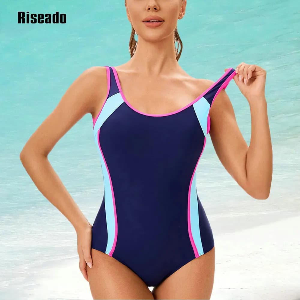 Riseado 2025 Nuovo costume da bagno intero con retro a U Costume da bagno modellante per il sollevamento del corpo da donna