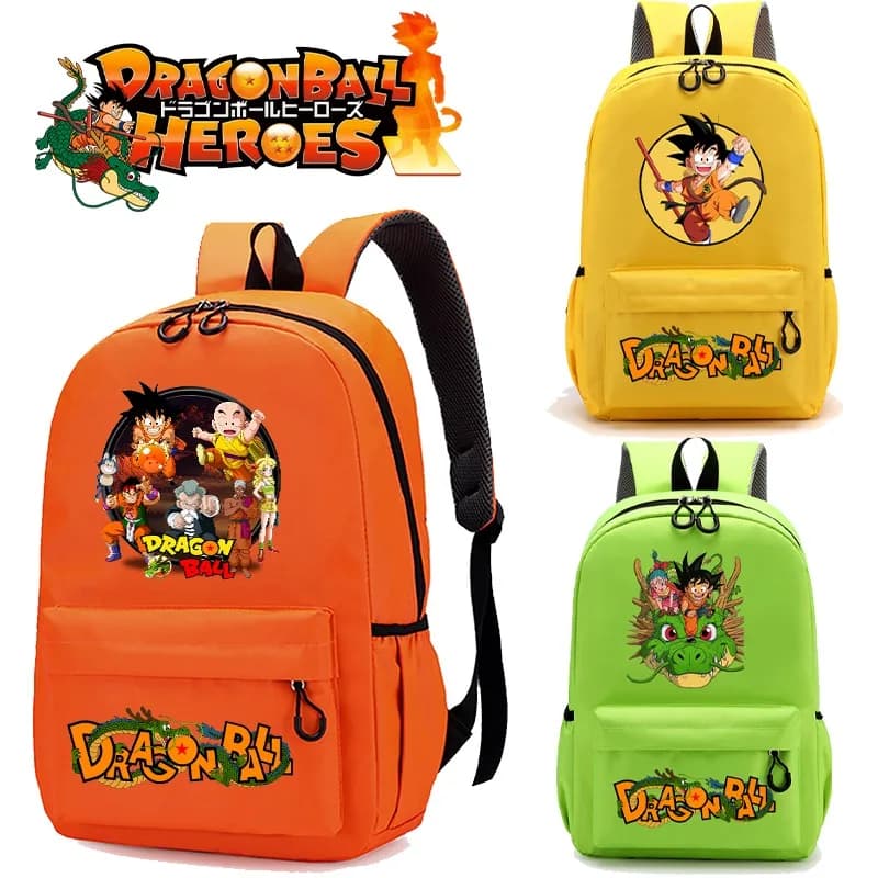 Zaini Dragon Ball con stampa di Goku, cartone animato, anime, per ragazzi e ragazze, studenti, ritorno a scuola, carino zaino scolastico, regali per feste di compleanno