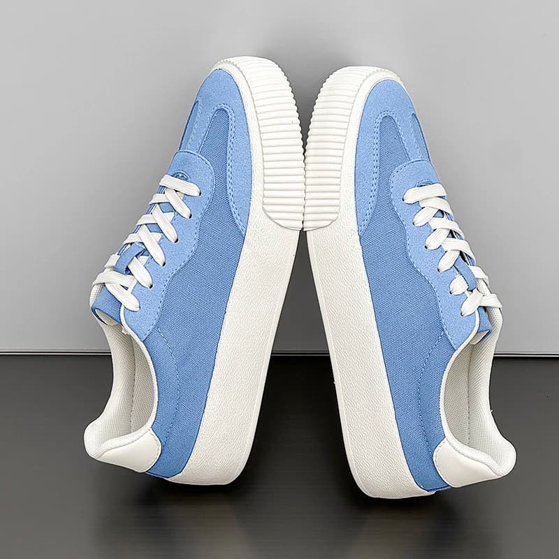Male Four Season Commute Sneakers Low Key Simple Tone Soft Shock Insole Breathable Mesh Sports Footwear
