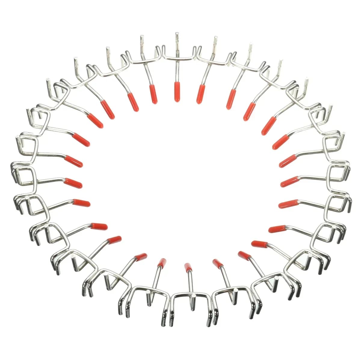 Strumenti hardware 25/50 pezzi Ganci per pannelli con pioli Mensola a muro Ganci per attrezzi Organizzatore Display per riporre oggetti