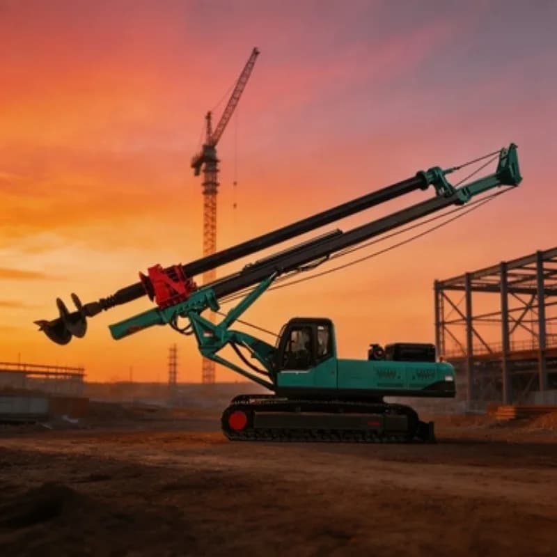 800mm Diameter 30m Depth Rotary Drilling Rig Diesel Drill Rig Borehole Equipment XR150D for Foundation Construction