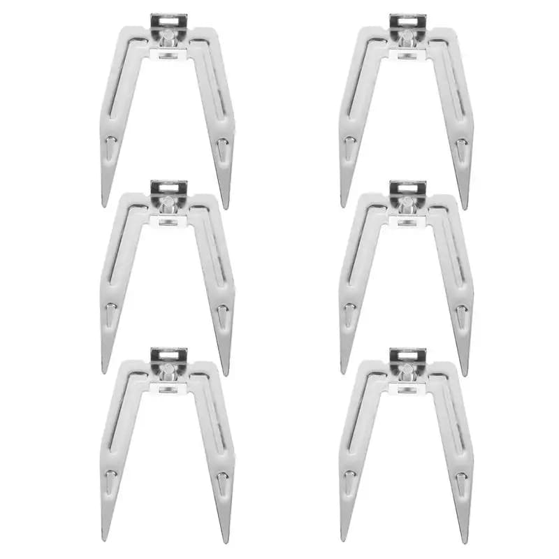 6 sets of rotary components for stainless steel roast chicken forks, barbecue meat forks, domestic kitchen, barbecue utensils, grill