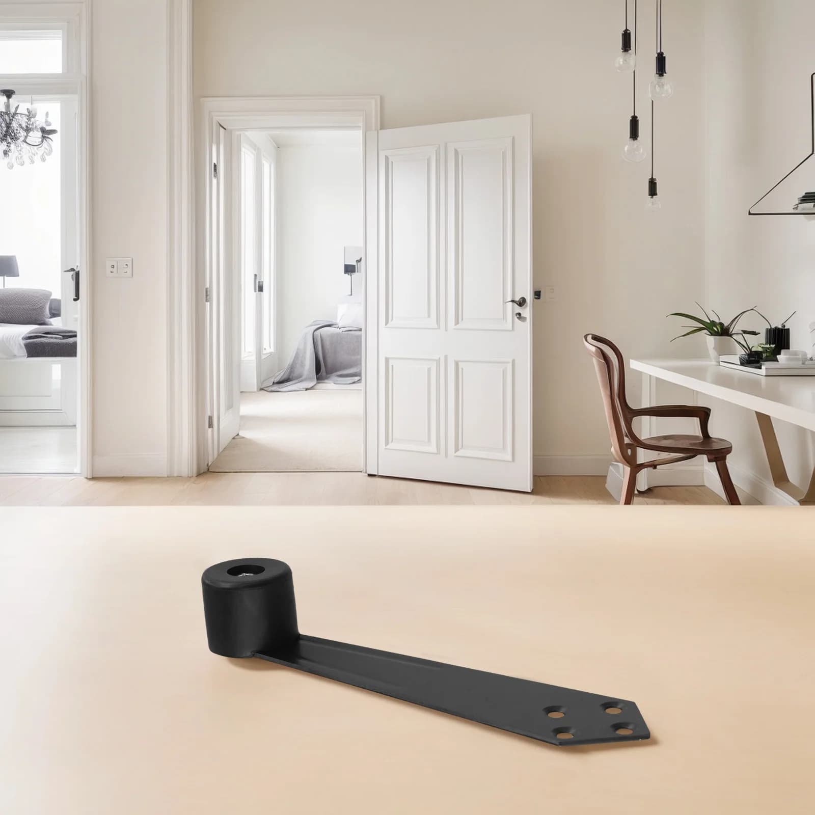 Fermaporta per mobili Fermaporta in acciaio inossidabile per la casa 90 ° Angolo di apertura Installazione semplice Ventilazione effettiva