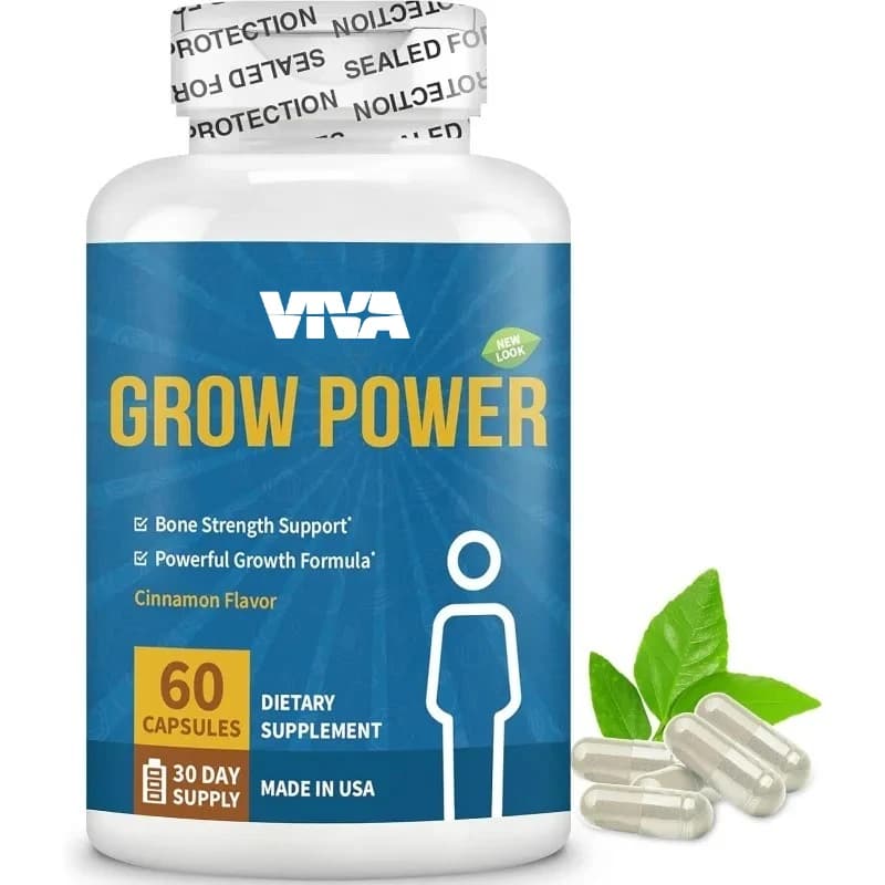 Calcium and magnesium supplements, containing zinc and multiple vitamins, which provide overall support for bone health -60 pills
