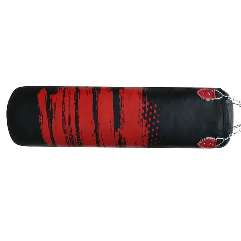 Customization Custom Made 100% High Quality Leather Eco-Friendly Adjustable Height Boxing Punching Bag Sands Filling Heavy Duty
