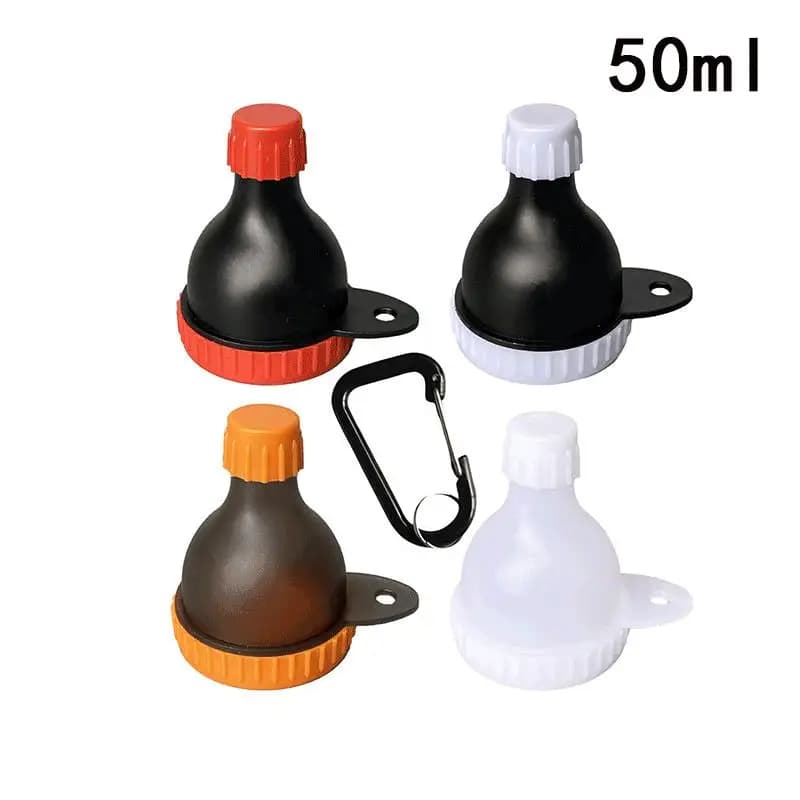 50ml Portable Container for Powder Proteins with Mosque, Travel Funnel for Proteins, Powder Container to Bring with You, Water Bottle Funnel