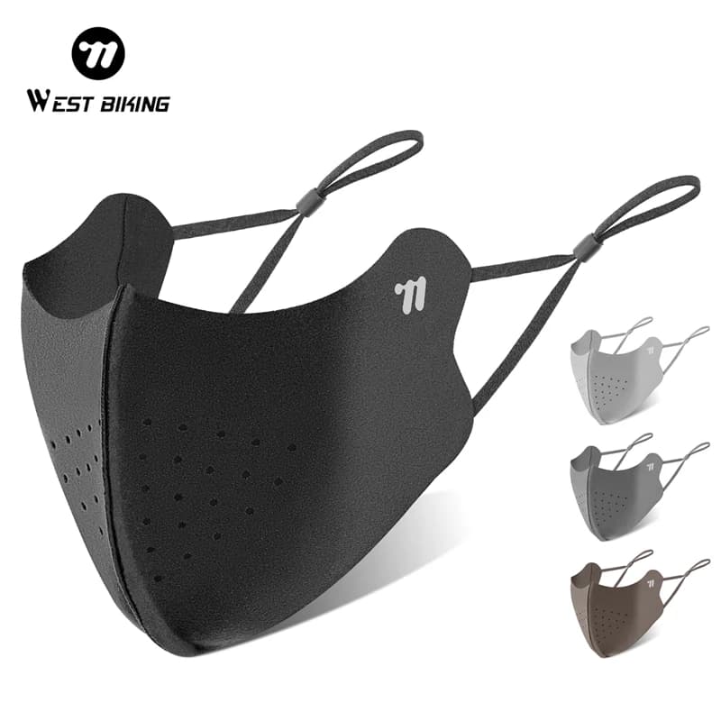 WEST BIKING Maschera invernale calda Maschera traspirante 3D 10A Antibatterica per la pelle Ciclismo Corsa Sport all'aria aperta Maschera da sci
