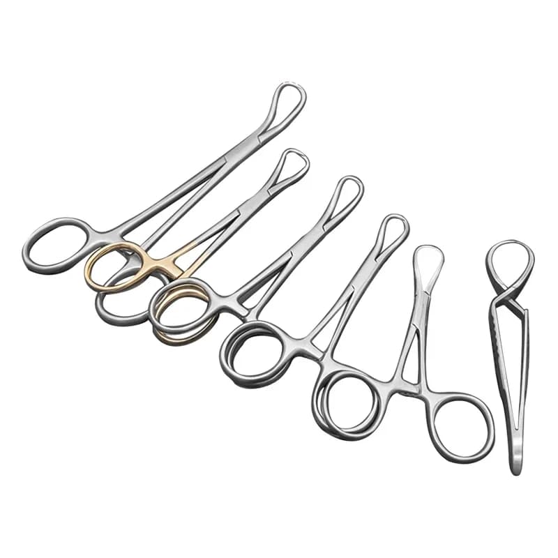 Pinza per asciugamani con morsetto chiuso ad anello in acciaio inossidabile 9/10/11/14/16/9.5 cm Strumenti chirurgici per palpebre Pinza per tovaglioli con morsetto per asciugamani chirurgico