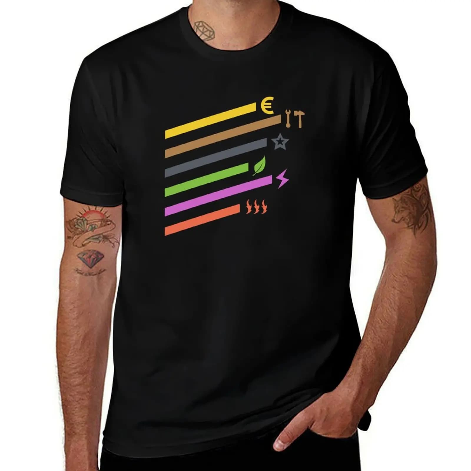 Games Board Resources Mars T-shirt in cotone morbido e resistente