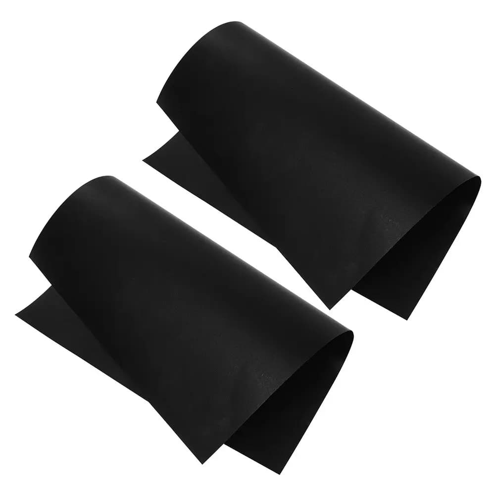 2Pcs Premium Ptfe Glass Fiber Bbq Grill Mat Reusable Non Stick Grilling Mat for Gas Charcoal Outdoor Grill Baking Sheet Cuttable