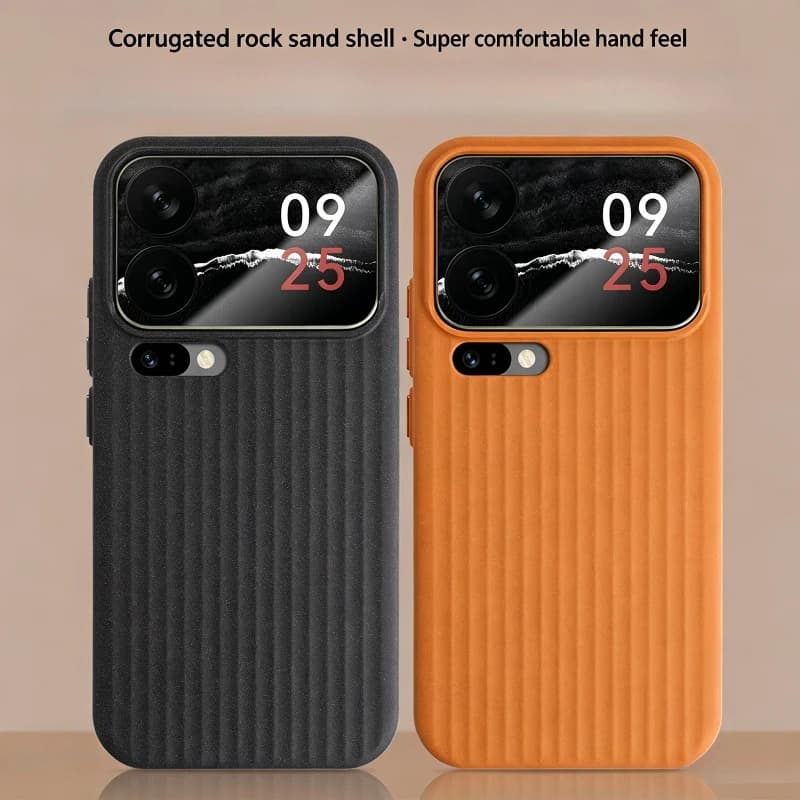 Per Xiaomi 17 Pro Max Case Nuova custodia protettiva antiscivolo con strisce ondulate smerigliate per Magsafe per Xiaomi 17 Pro Shell
