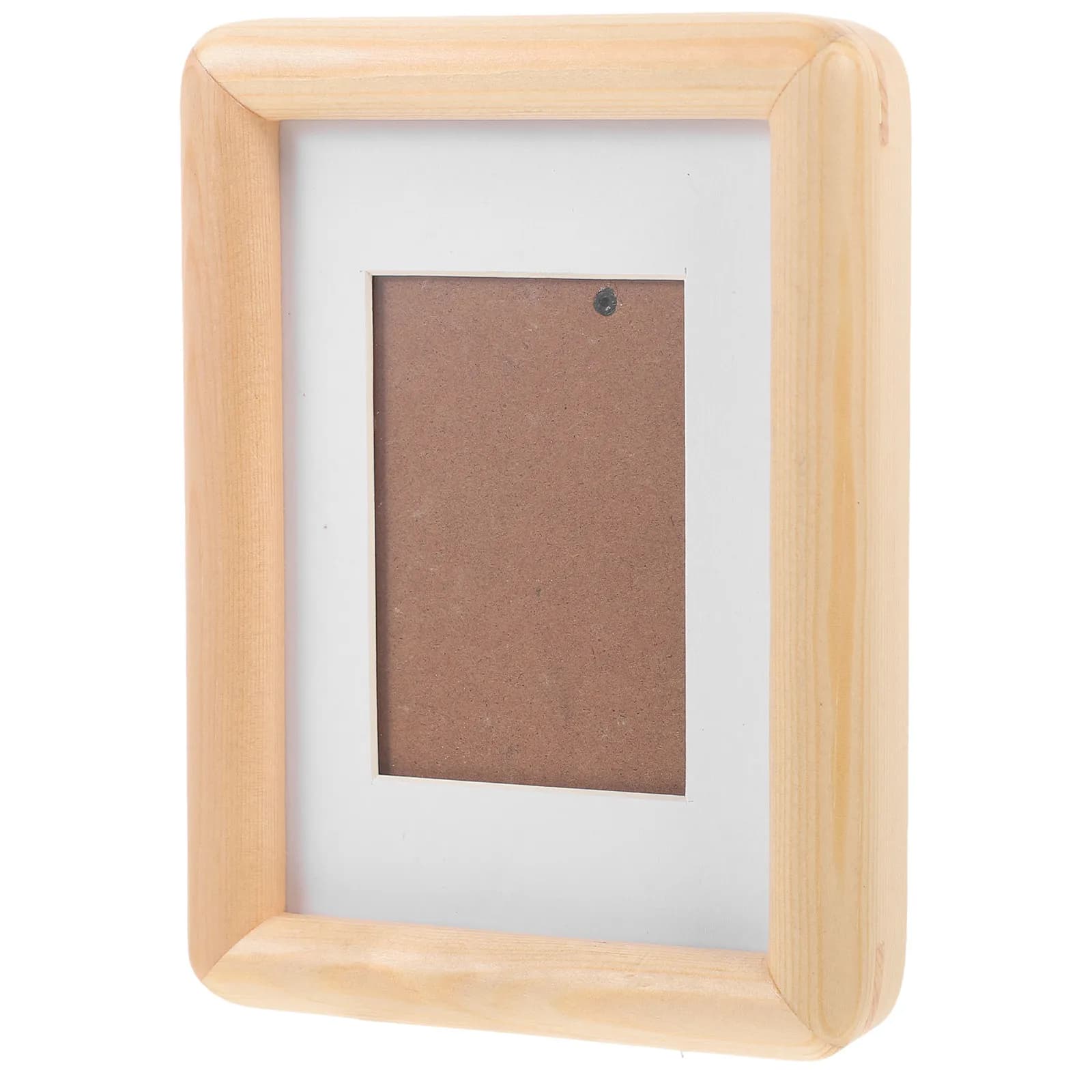 Desktop Wood Picture Frame Exquisite Craft Lightweight Photo Display Frame for Home Living Room Bedroom Office Decoration