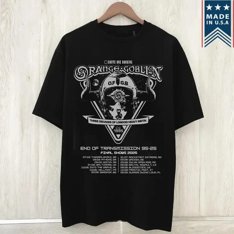 Orange Goblin Band End Of Transmission Final Tour T Shirt Full Size S 5Xl