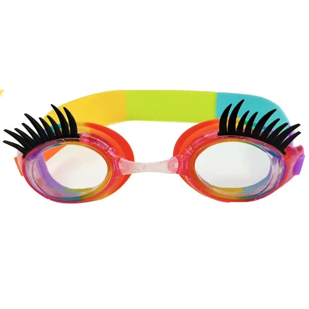 Eyelash Childrens Swimming Goggles Anti Fog Silicone Eyelash Glasses Colorful Waterproof Swimming Goggles Water Sports