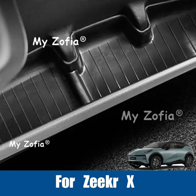 Vano portaoggetti laterale per portiera auto, portaoggetti per piccoli oggetti, vassoio antiscivolo per portiera, accessori interni per Zeekr X 2026 2027