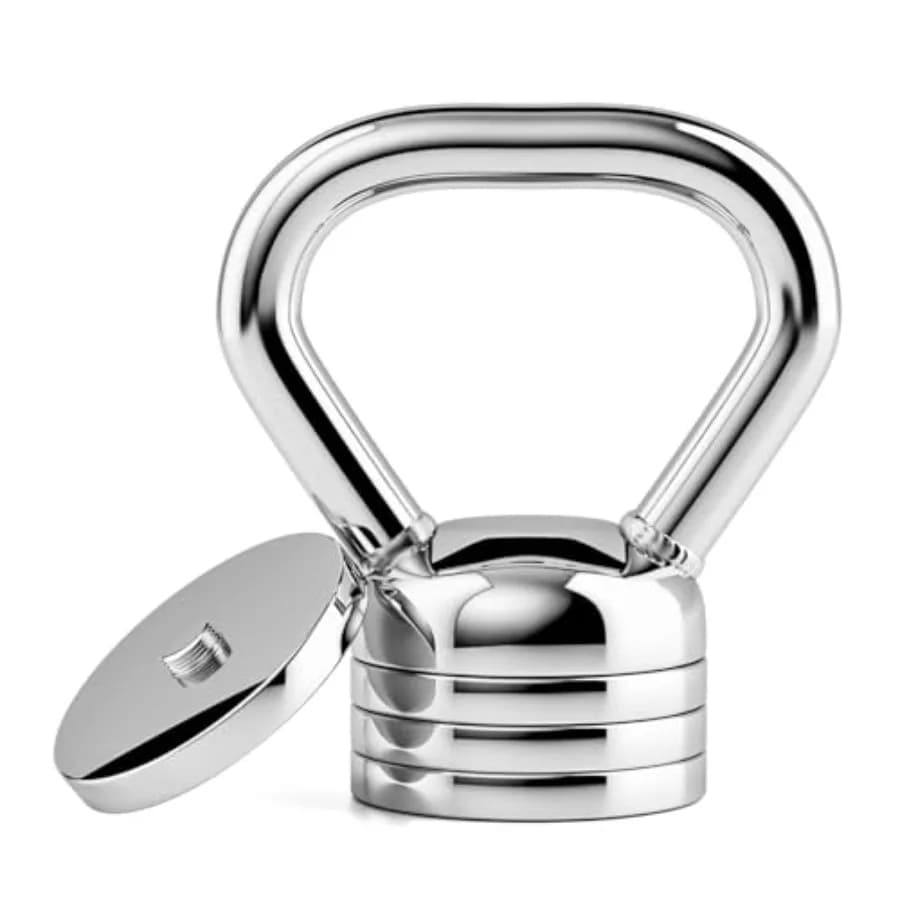 Adjustable Kettlebell Set for Versatile Training in Black with Adjustable Weight for Strength Training