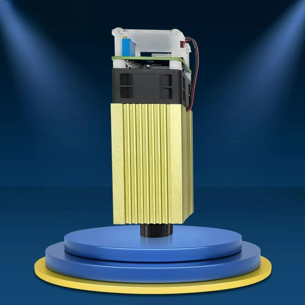 Modulo laser a diodi da 40W con controllo numerico regolabile a 450 nm, parti per macchina laser per incisione fai-da-te
