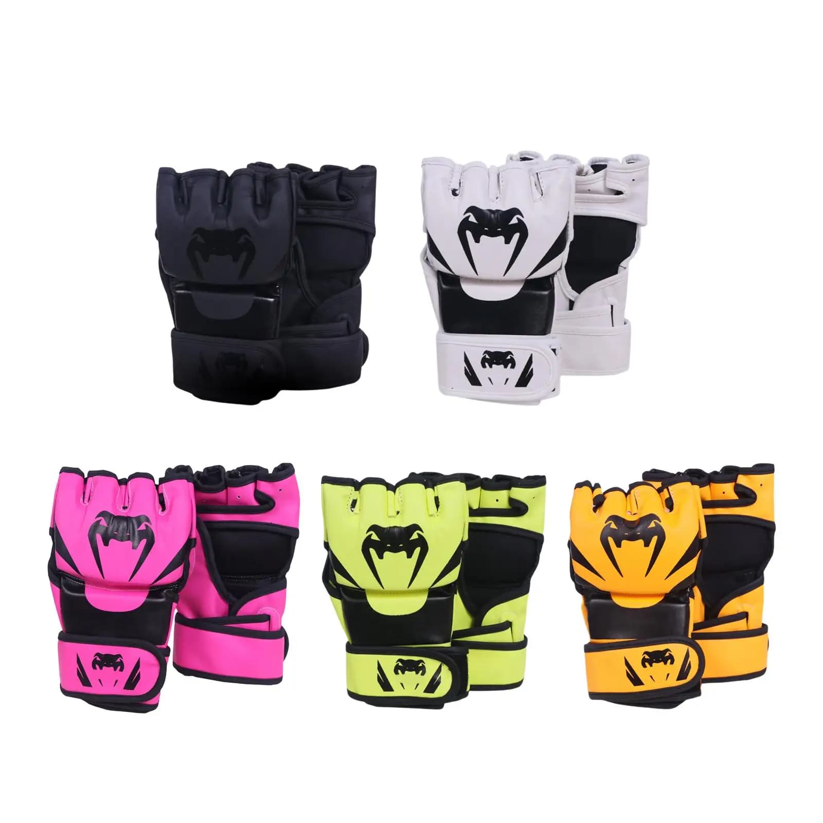 Mma Gloves Mezze dita waterproof portable punching bag Martial arts gloves for men Women Adult Unisex Fitness Grappling Sparring