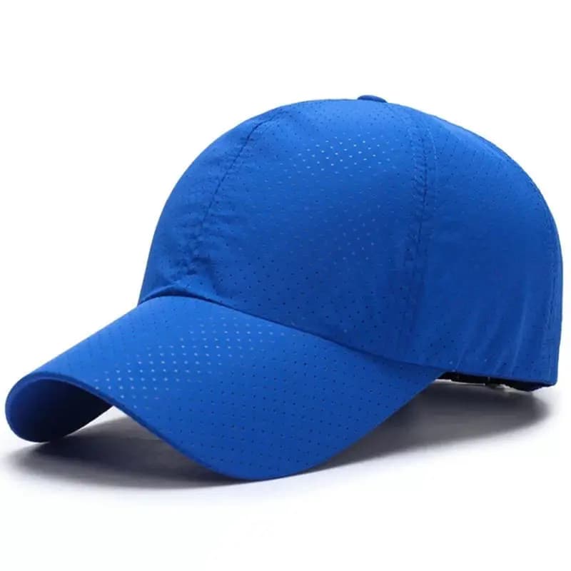Solid Color Breathable Mesh Baseball Cap Adjustable Outdoor Sports Hat Summer Daily Wear Lightweight Sun Protection Fitted Cap