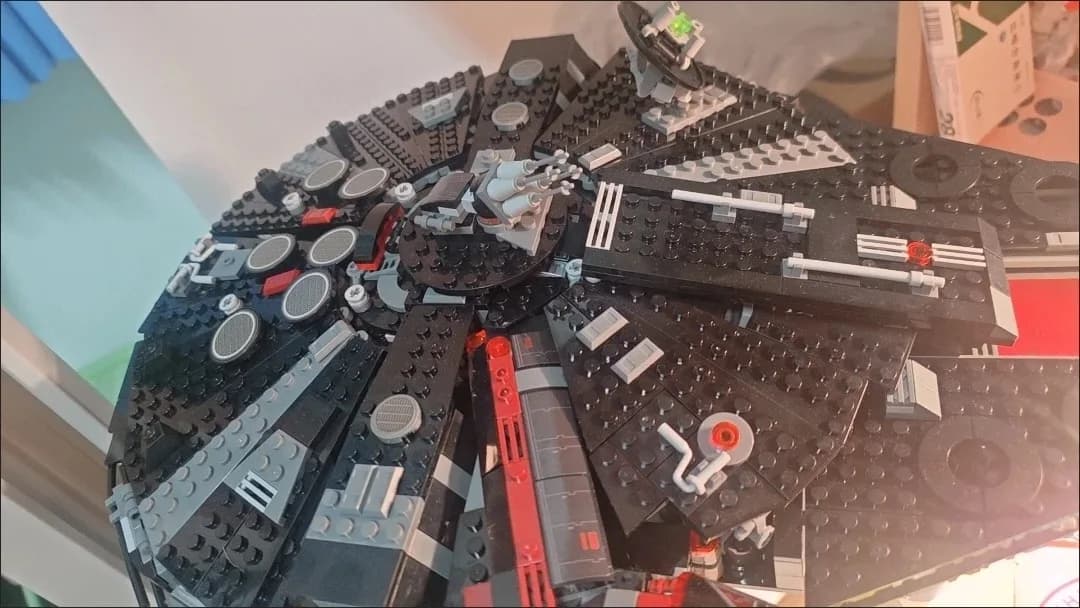 DISPONIBILE NUOVO MOC 1579PCS Dark Falcon Starfleet Spacecraft 75389 Set di Montaggio Modello Fai-da-Te Giocattoli per Bambini Regalo di Natale