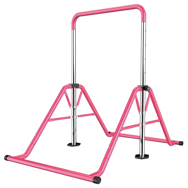 Children's Home Fitness Equipment Multifunction Foldable Traction Bar Horizontal Swivel Frame Suspended Floor Height