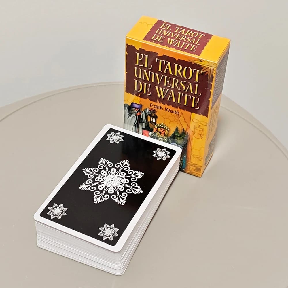 El Tarot Universal De Waite (edizione spagnola) 78 carte tarocchi universali basate sul sistema Rider Waite 10,3 * 6 cm
