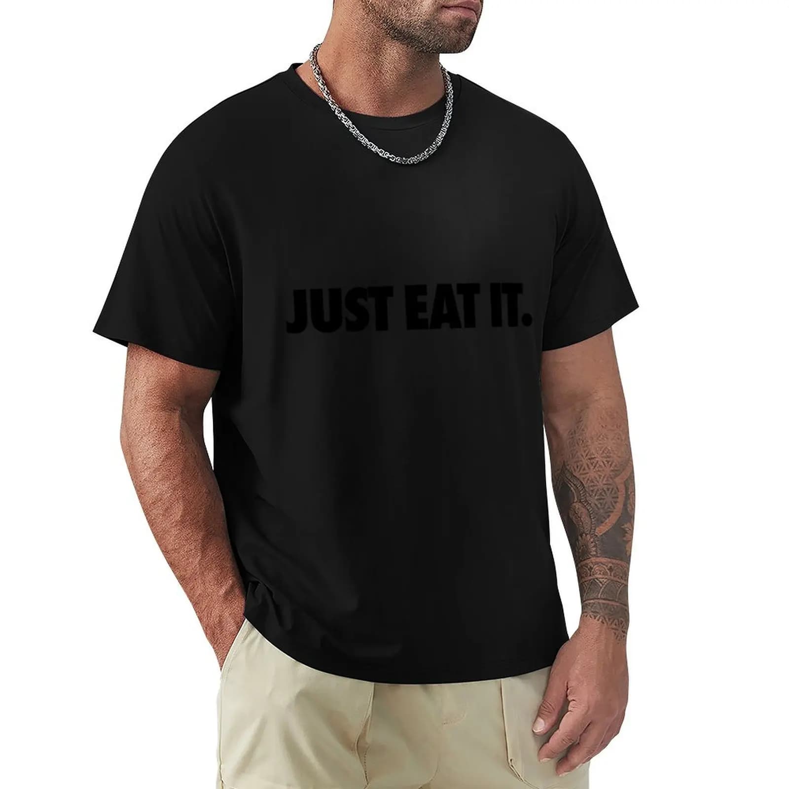 T-shirt Just Eat It, taglia grande, leggera