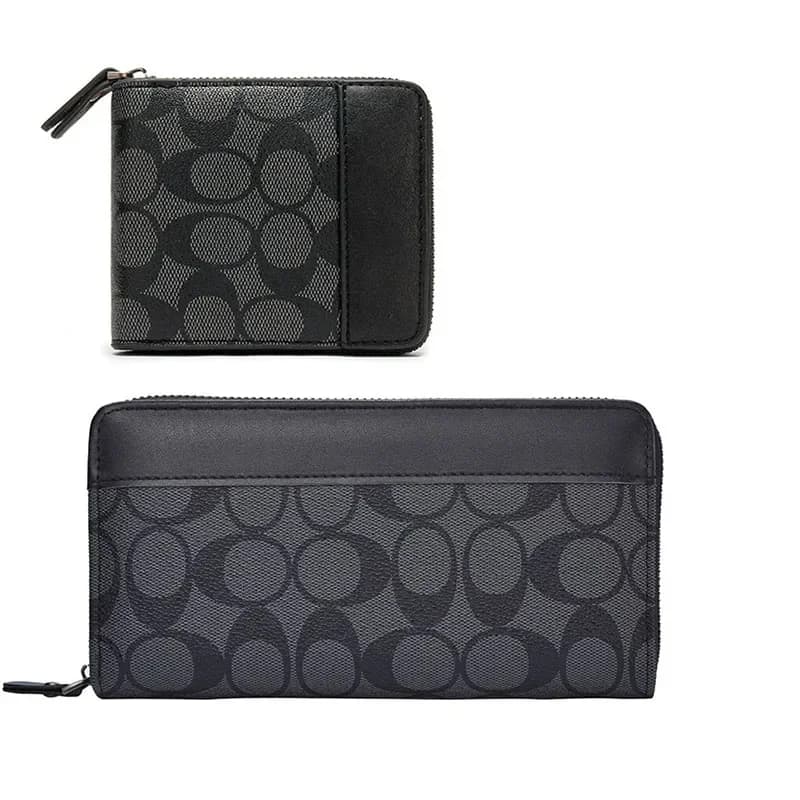 Men Leather RFID‑Blocking Bifold Wallet Minimalist Front Pocket Money Clip Credit Card Holder for Cash Daily Use