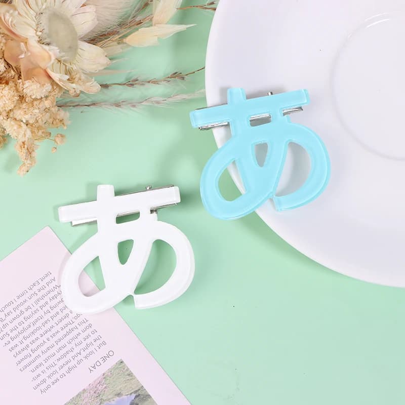 [BOLD]Japanese Script A Hairpin Harajuku Steampunk Handmade Subcultural Headwear Cute Water Color Sweet Girls Back Hair Clips