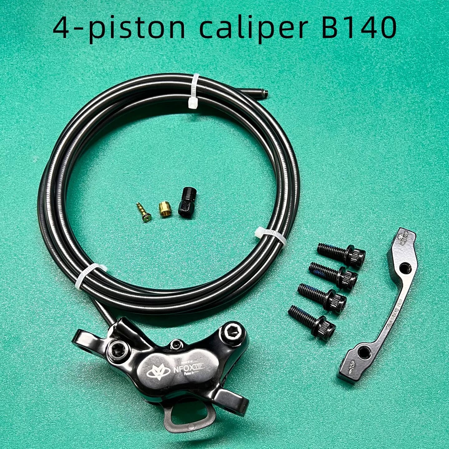 Maniglia freno a disco idraulico per bicicletta elettrica NFOX SM2A con quattro pistoni pinze a due pistoni Accessori di spegnimento a 2 pin e 3 pin