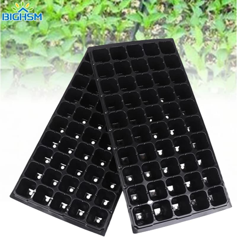 2 pieces 50 cells for tray seedlings for germination of plastic gardening seeds container for plant garden supplies