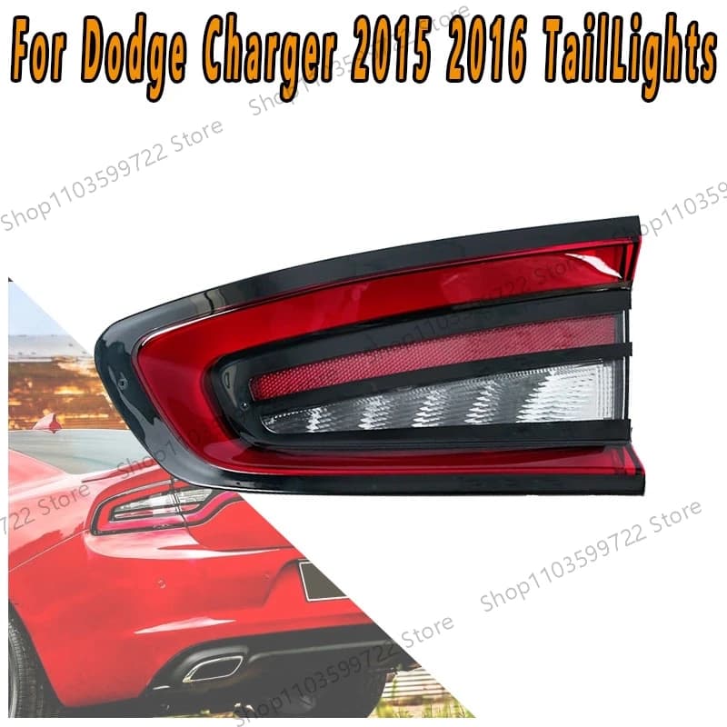 Gruppo Luci Posteriori per Dodge Charger 2015 2016, Luce di Parcheggio, Luce di Sterzo, Luce Freno, Luce di Avvertimento, Luce Anti-Collisione Posteriore